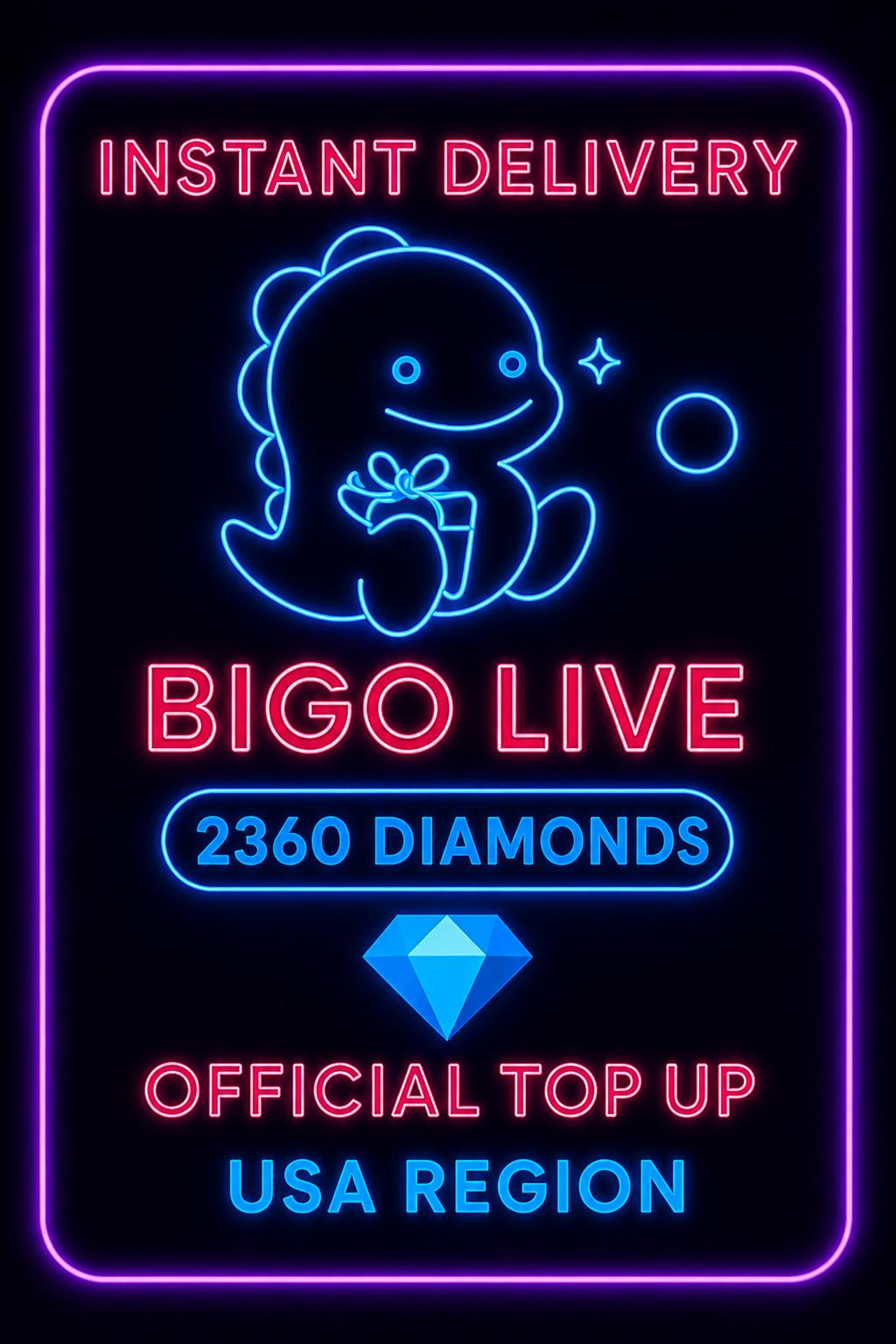 Bigo Live - 2360 Diamonds (Top-Up) (US)