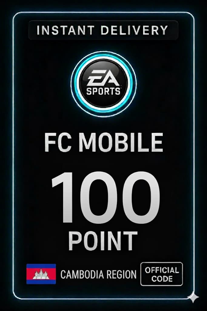 FC Mobile 100 נקודות כרטיס מתנה - קמבודיה