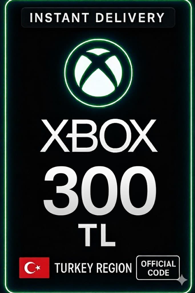 Xbox 300 TL Tarjeta Regalo (Turquía)