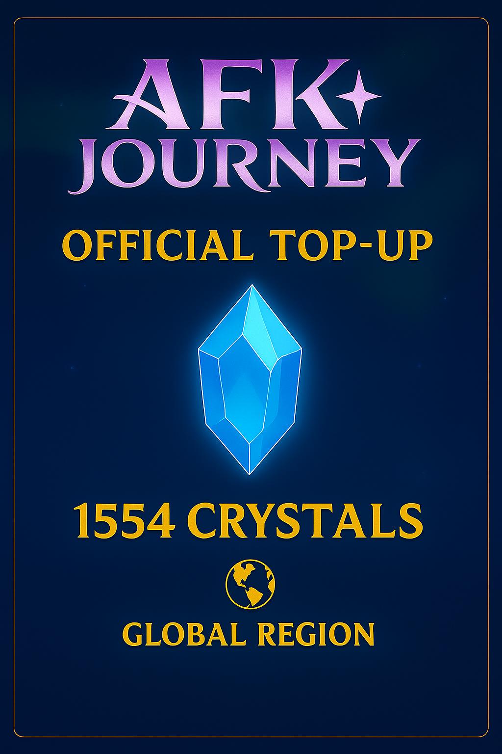 AFK Journey - 1554 Dragon Crystals (Top-Up)