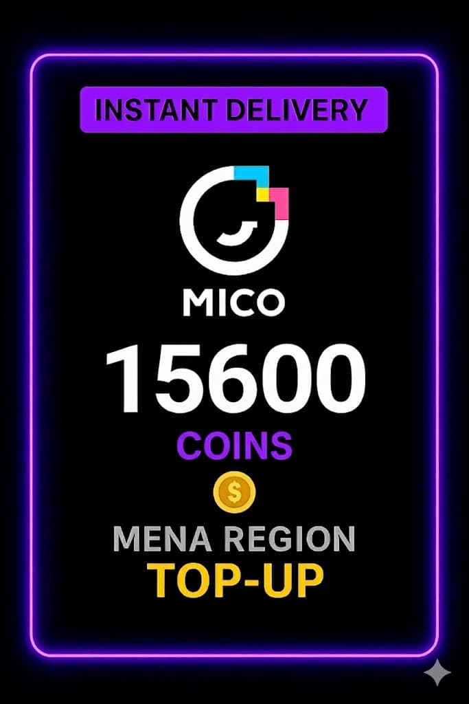 Mico Live - 15600 Coins Top-Up (MENA)