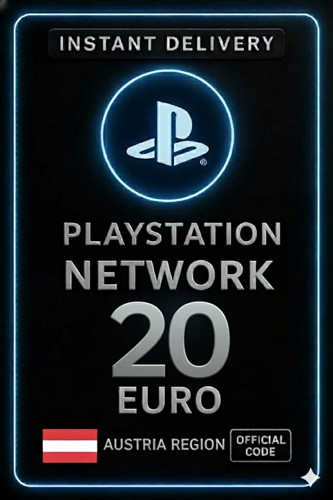 Playstation PSN քարտ 20 եվրո AT