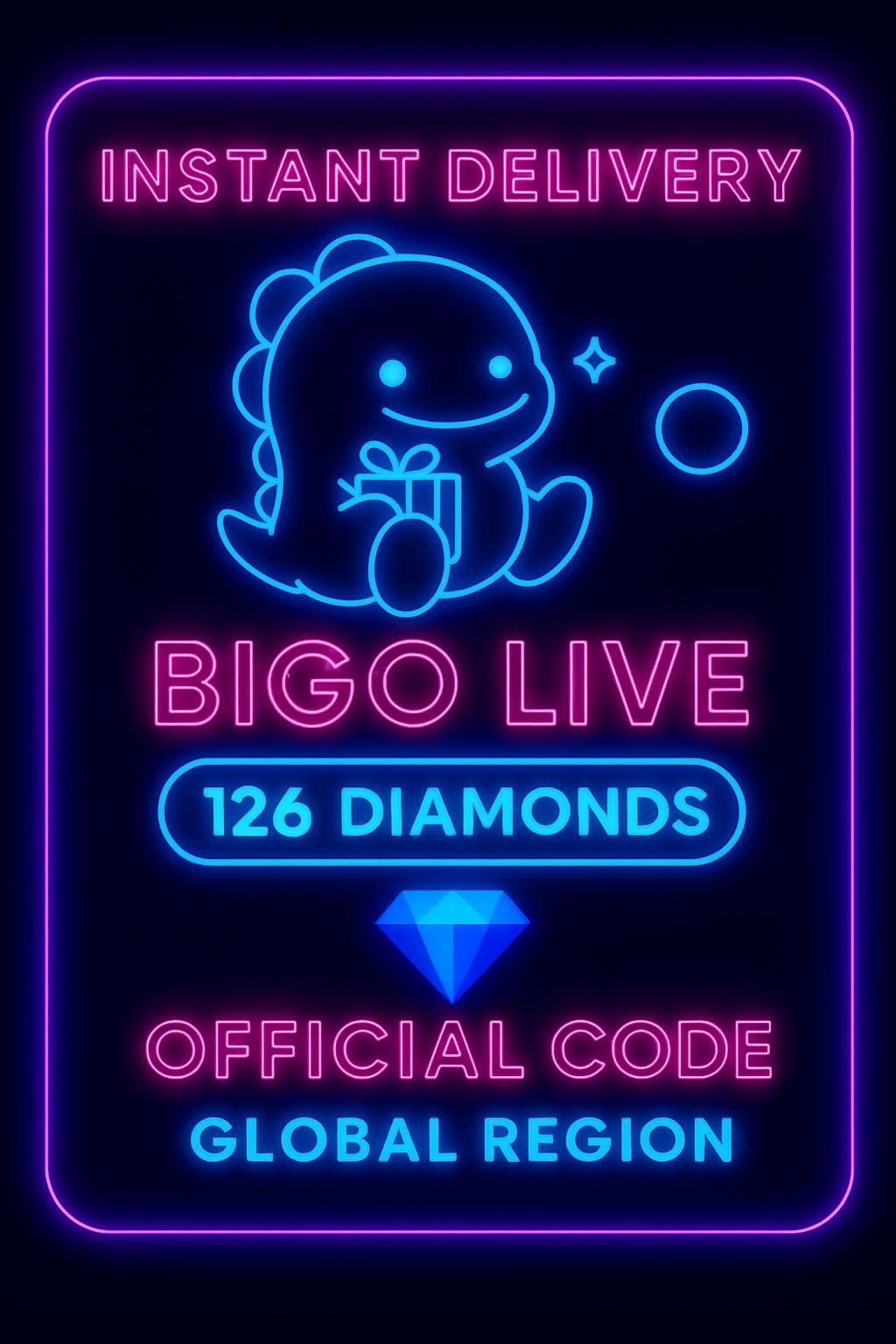 Bigo Live - 126 ダイヤモンド (グローバル)