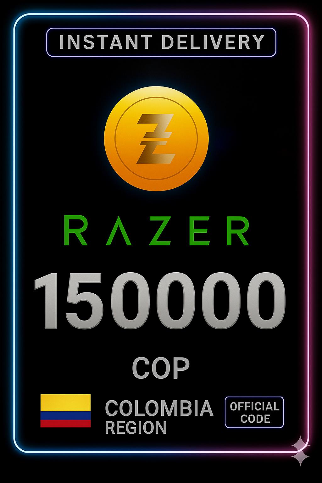 Razer Gold Κολομβία 150000COP