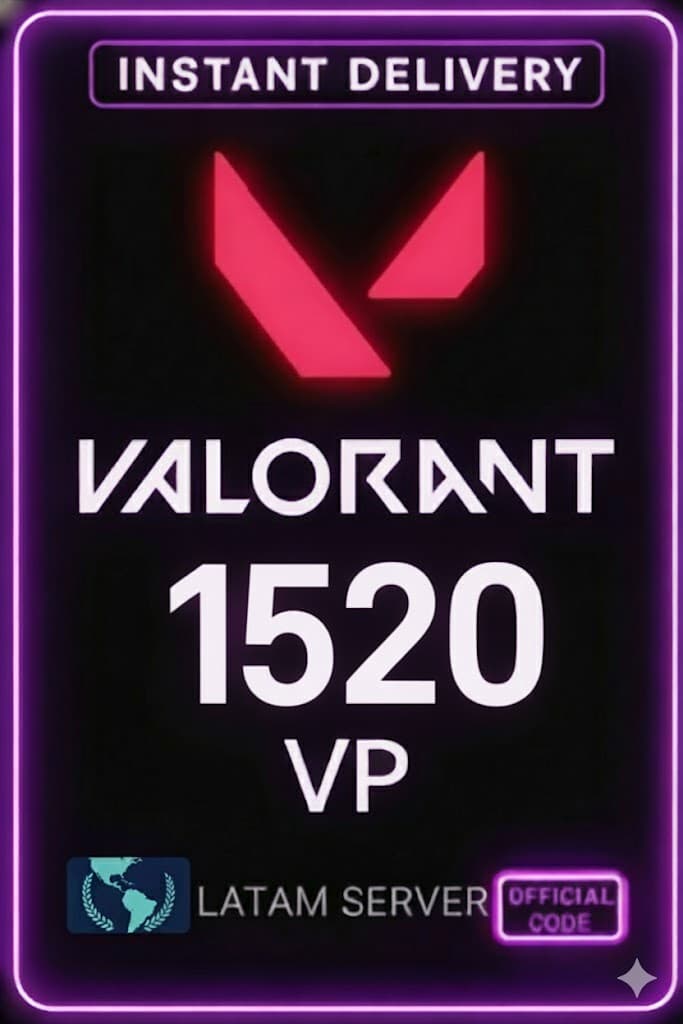 Valorant Points - 1520 VP (Latam Server)