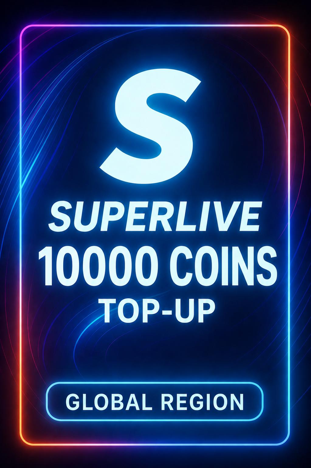 SuperLive 10.000 Coins Top-Up (Global)