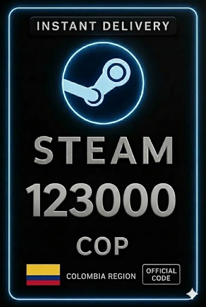 Steam Wallet 123000 COP - (Colombie)