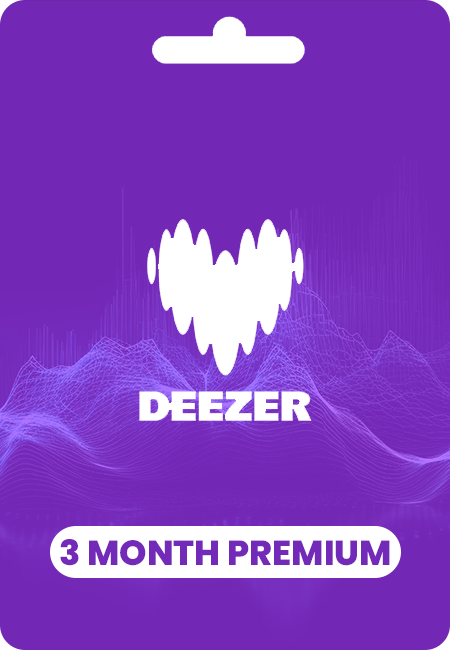 Deezer Premium 3 Сар АНУ Бэлгийн Карт