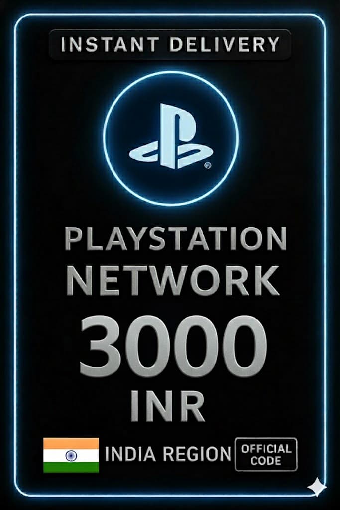 PSN Gift Card India - 3000 INR