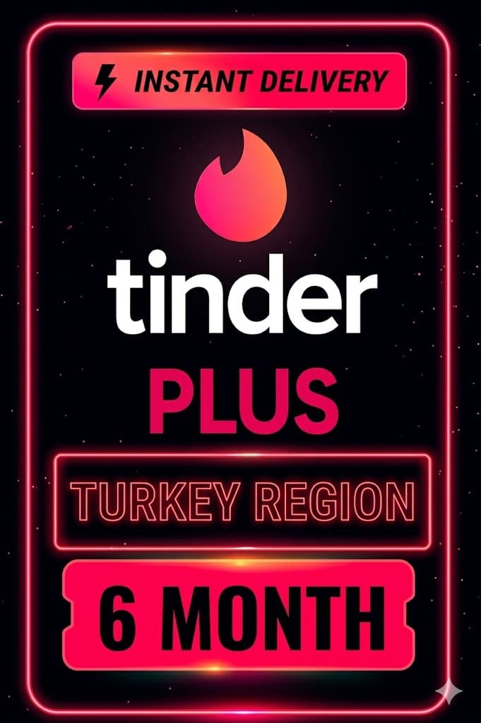 Tinder Plus kóði - 6 mánuðir