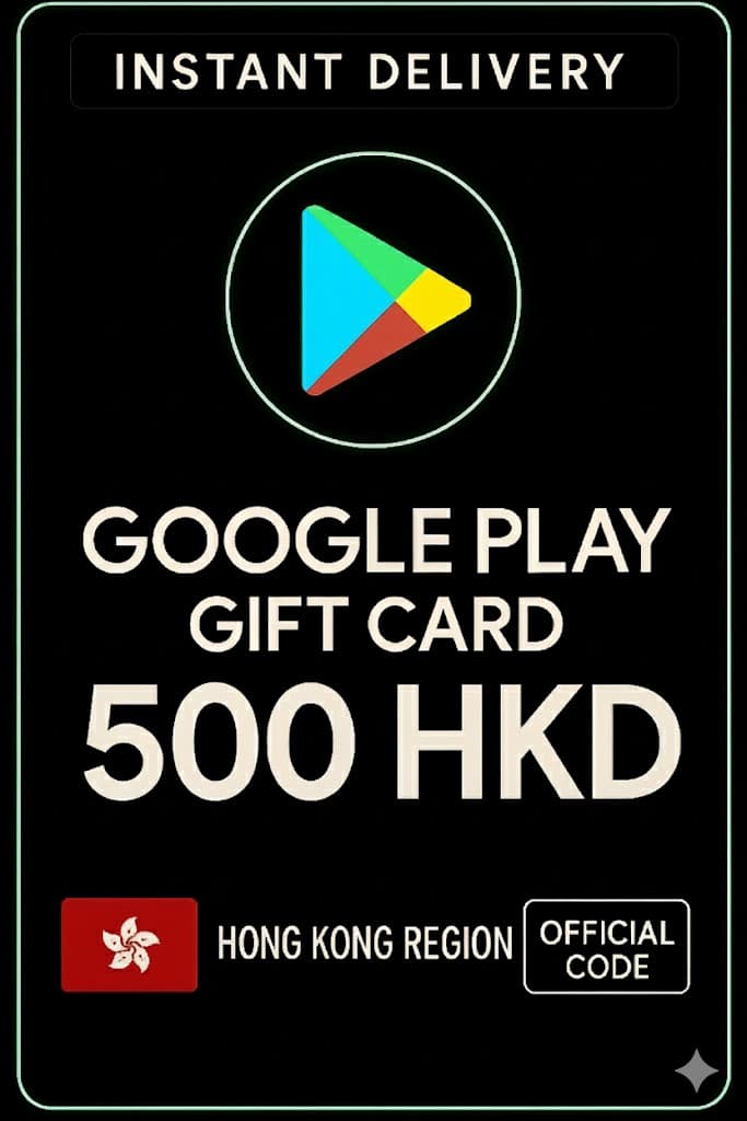 כרטיס מתנה של גוגל פליי - הונג קונג HKD 500