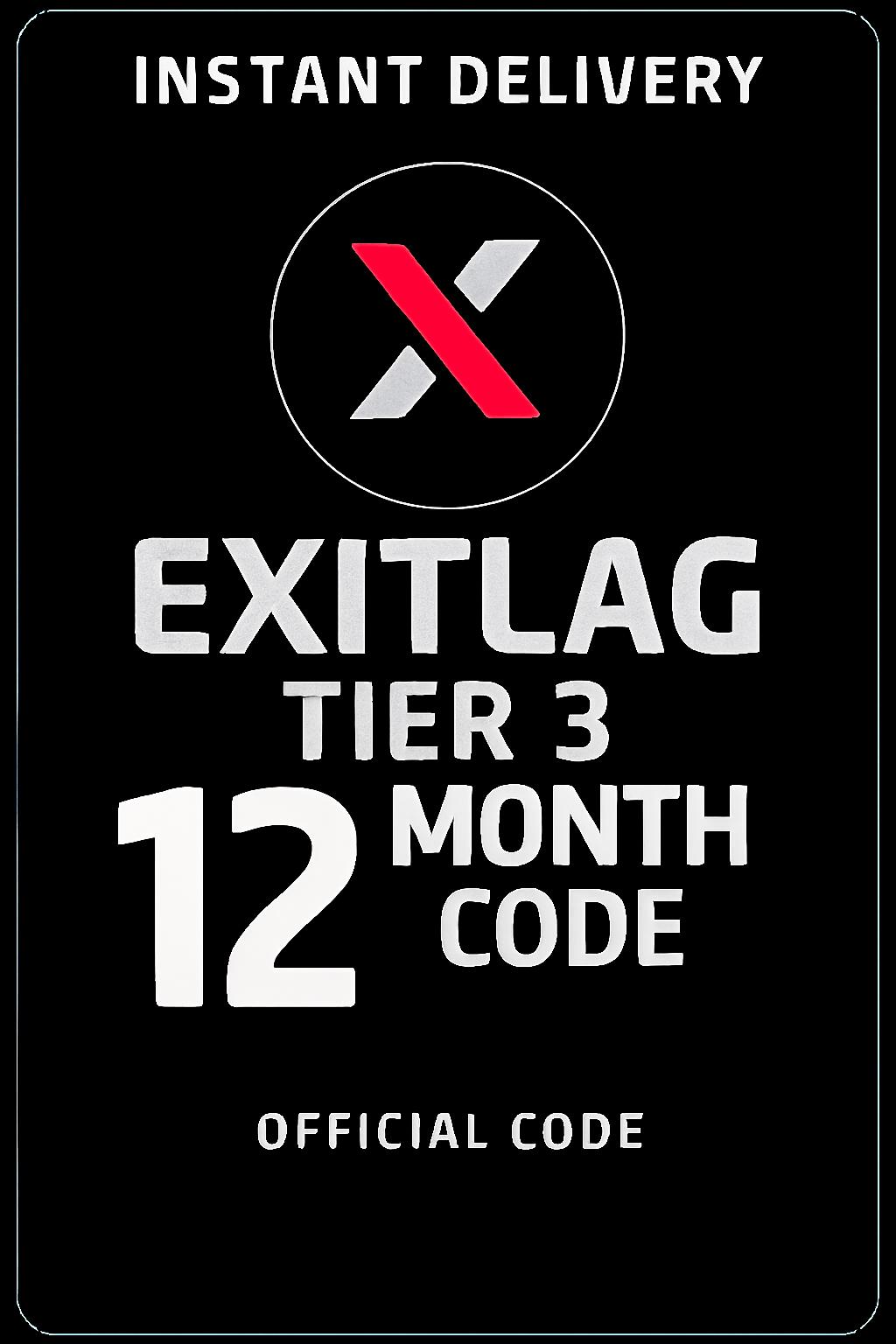Exitlag 12 Mjeseci (Tier 3) Provjerite opis za regionalna ograničenja.