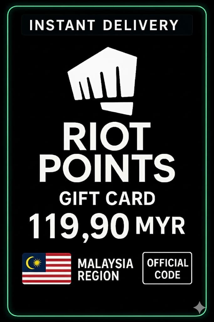 Riot Access Malaysia - 119,90 MYR Δωροκάρτα