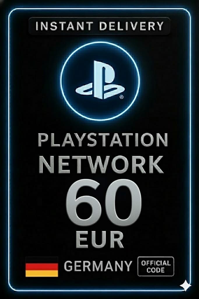 PlayStation PSN kort 60 euro DE