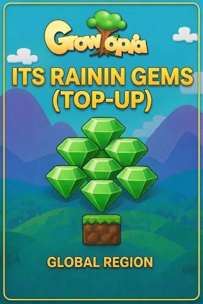 Growtopia - Its Rainin Gems (Top-Up)