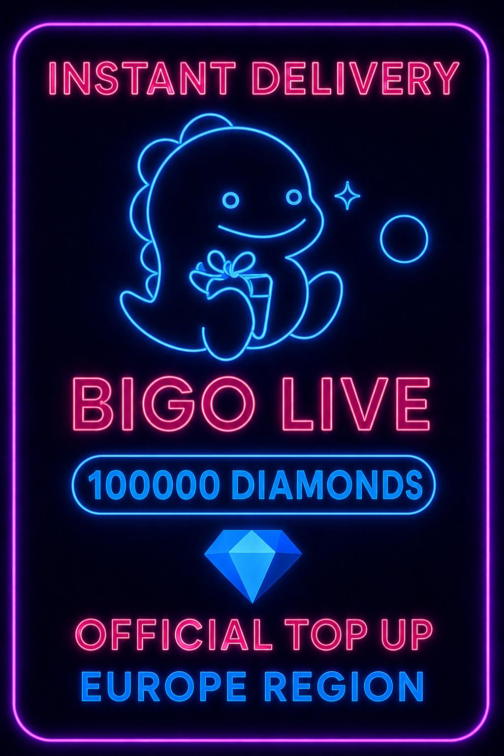 Bigo Live - 100000 Diamonds (Top-Up) (EU)