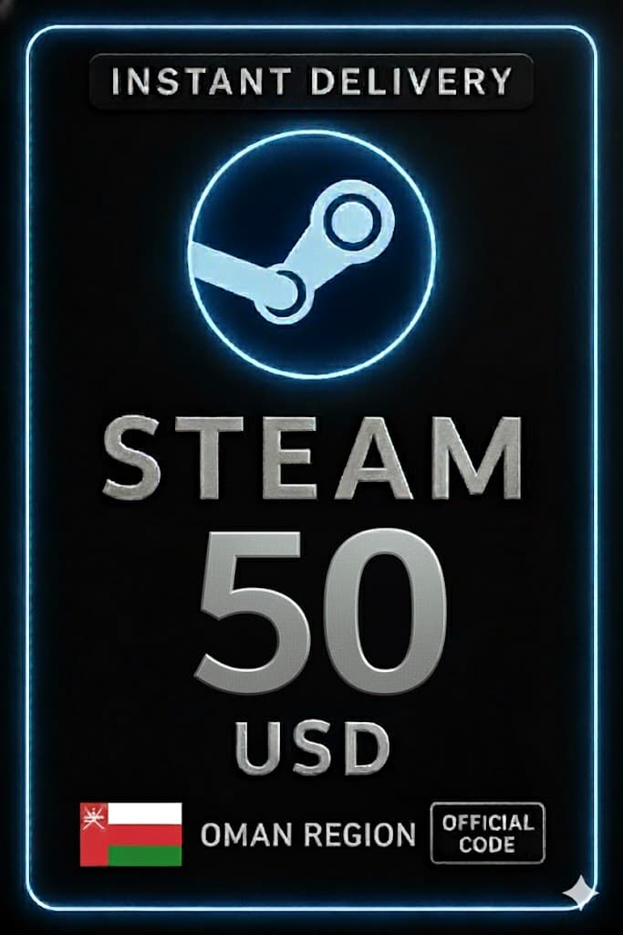 Steam Wallet Code - 50 USD (Oman)