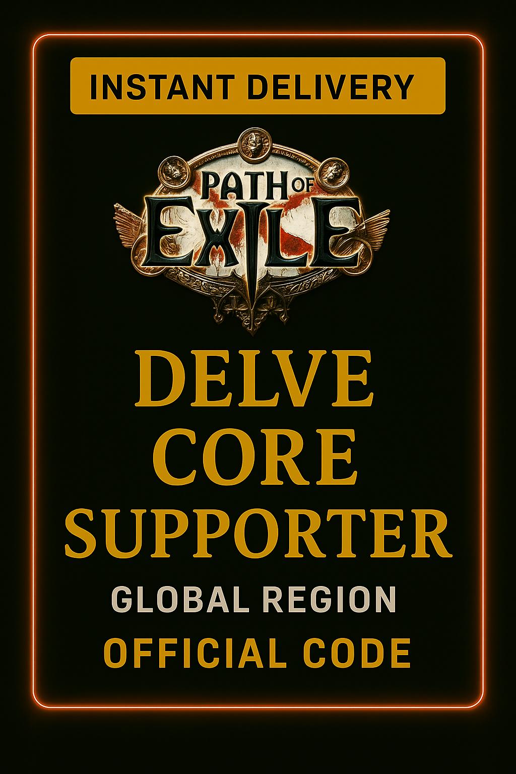 Path Of Exile Delve Core Supporter