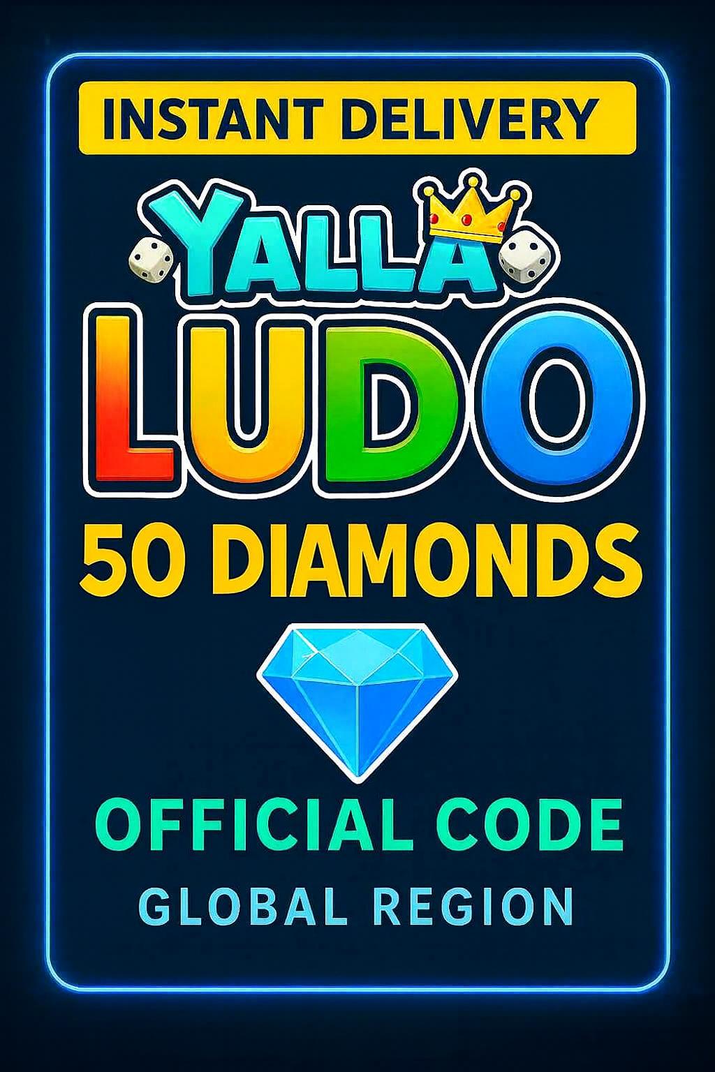 Yalla Ludo - 50 USD Timanttia (INT)