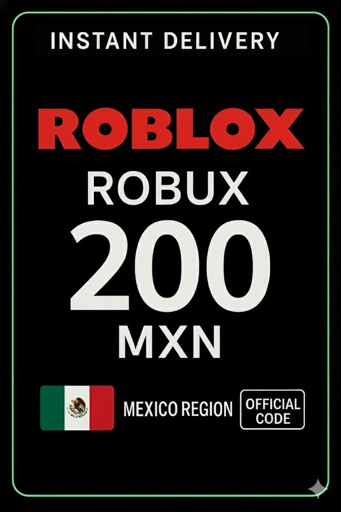 Roblox 200 MXN Game Card (MX)