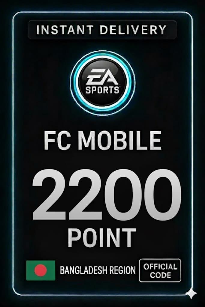 FC Mobile 2200 Points Gift Card - Bangladesh