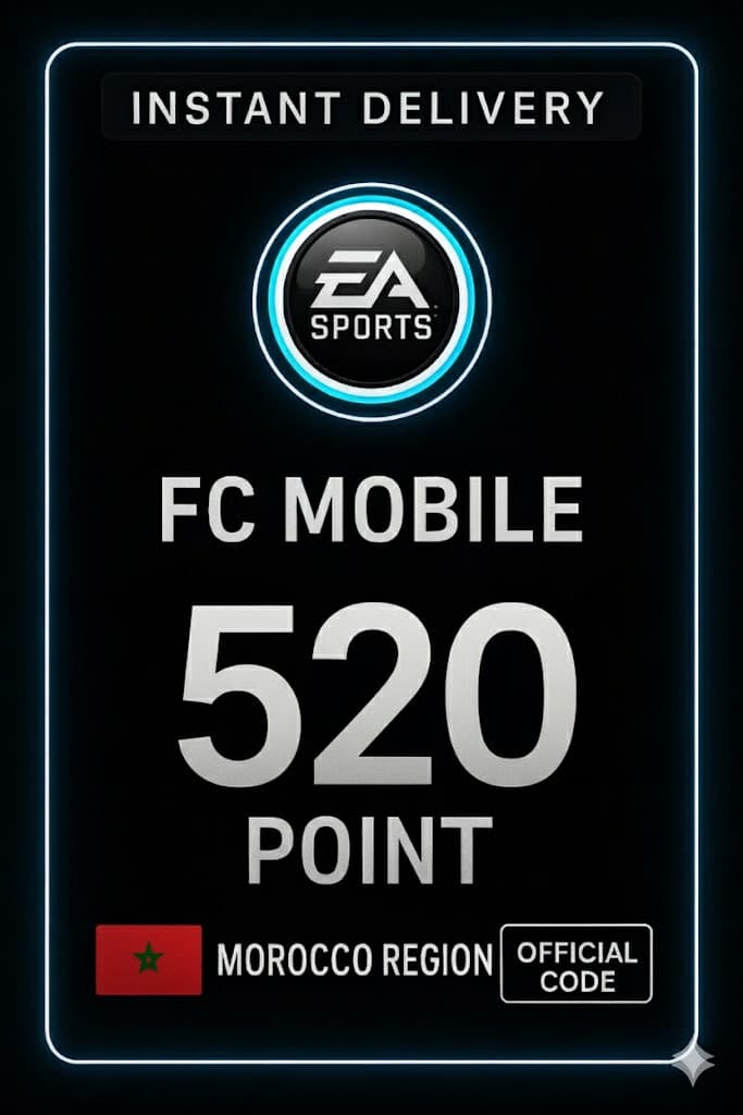 FC Mobile 520 միավոր Նվեր Քարտ - Մարոկո