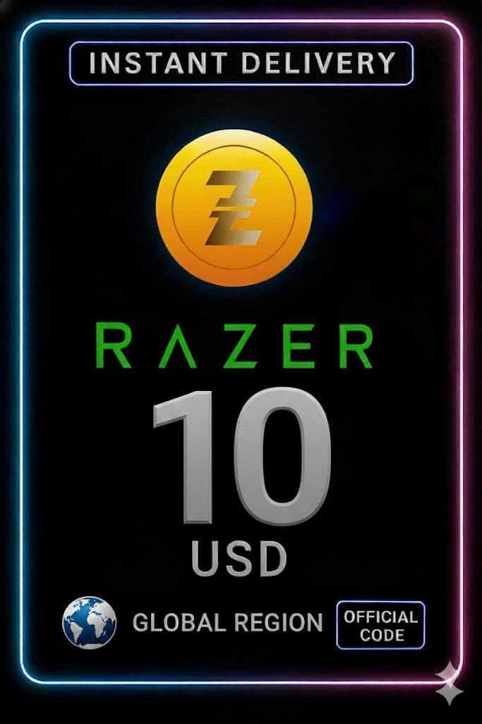 10 USD Razer Gold Global Pin