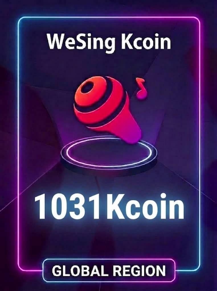 WeSing - 1031 Kcoin Topup