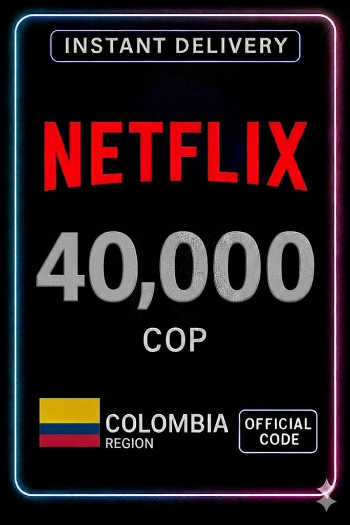 Netflix Gift Card 40.000 COP