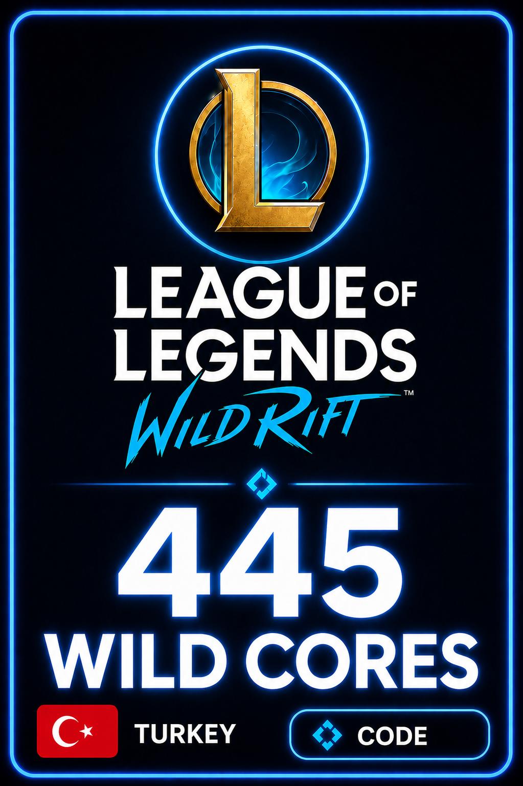 Riot Cash 120 TRY - 445 Wild Cores (Turkey Server)