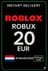 Roblox 20 EUR Game Card (NL)