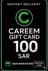 Careem gjafakort - 100 SAR (KSA)