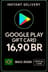 Google Play նվեր քարտ - Բրազիլիա BR 16,90