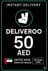 Deliveroo Ajándékkártya 50 AED