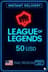 League Of Legends NA 50 Usd Riot Gift Card