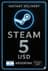 Steam Wallet Code - 5 USD (Argentina)