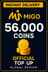 Migo Live 56.000 Coins (Top-Up)
