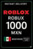 Roblox 1000 MXN Game Card (MX)