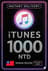 Kad Hadiah iTunes Taiwan - 1000 NTD (TW)