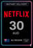 Netflix Gift Card 30 AUD
