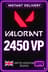 Valorant Points - 2450 VP (UK Server)