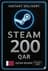 Steam Wallet Code 200 Qatari Riyal
