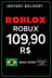 Tarjeta de Regalo Roblox R$109,90 ( 1700 Robux )