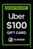 Uber նվեր քարտ - 100$