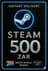 Steam Wallet 500 ZAR - (Jižní Afrika)