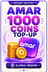 Amar Live - 1000 mynt (Endurnýta)