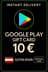 Google Play Gift Card Austria 10 € AT