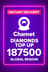 Chamet - Ricarica di 187500 Diamanti (Globale)