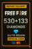 프리 파이어 530+133 다이아몬드 (EU-TR)