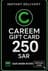 Carte-cadeau Careem - 250 SAR (Arabie Saoudite)